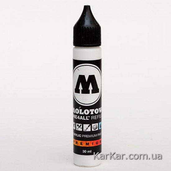 Заправка акриловая, MOLOTOW ONE4ALL, 160  signalweiв, 30мл