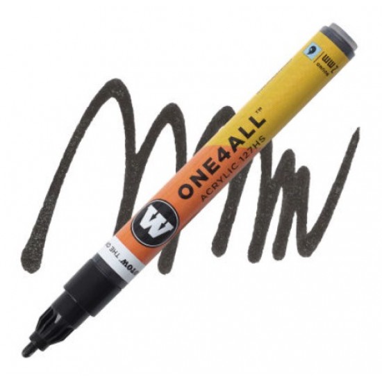 Акриловий маркер ONE4ALL ™ 127HS-2мм чорний металік # 223