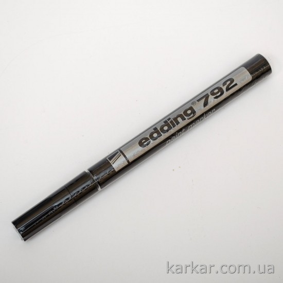 Маркер Paint e-792 0,8 мм тонкий чорний, Edding