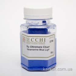 Пігмент мінеральний, Ультрамарин синій світлий, 50 г, Zecchi, Італія