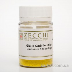 Пігмент мінеральний, Кадмій жовтий світлий, 10 г, Zecchi, Італія