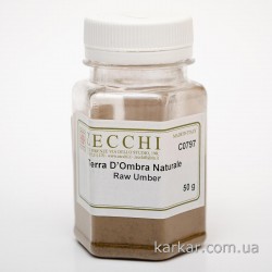 Пігмент мінеральний, Умбра натуральна, 50 г, Zecchi, Італія