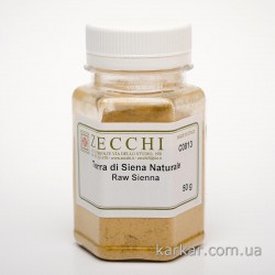 Пігмент мінеральний, Сієна натуральна, 50 г, Zecchi, Італія