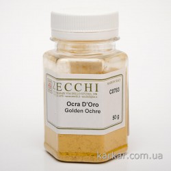 Пігмент мінеральний, Охра золотиста, 50 г, Zecchi, Італія Пігмент мінеральний, Охра золотиста, 50 г, Zecchi, Італія