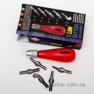 Набір різців з ручкою, 5 різців, L5S, ESSDEE