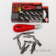 Набір різців з ручкою, 10 різців, L10S, ESSDEE