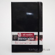 Блокнот для графіки Talens Art Creation 140г/м, 13х21см, 80л, чорний, Royal Talens
