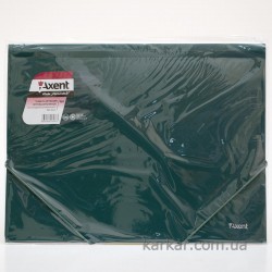 Папка на гумках А4, зелена