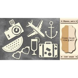 Набор чипбордов FDCH-142 color_Kraft_Milk Набор чипбордов FDCH-142 color_Kraft_Milk