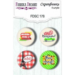 Скрапфишки 4шт. Набор 178 Скрапфишки 4шт. Набор 178