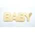0374-Слово "BABY", фанера 10 мм, 31*10 см
