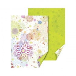 Папір з малюнком "Кристал", А4(21*29,7см), двосторонній, Зелений, 300 г/м2, Heyda Папір з малюнком "Кристал", А4(21*29,7см), двосторонній, Зелений, 300 г/м2, Heyda