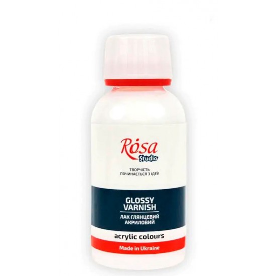 Лак акриловий глянцевий, 120 мл,  ROSA Studio