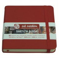 Блокнот для графіки Talens Art Creation 140г/м, 12х12см, 80л, червоний, Royal Talens Блокнот для графіки Talens Art Creation 140г/м, 12х12см, 80л, червоний, Royal Talens