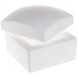 ЗАГОТОВКА З ПЕНОПЛАСТА - ШКАТУЛКА КВАДРАТНА