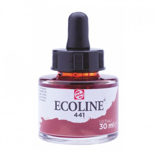 441 Фарба акварельна рідка з піпеткою Ecoline, Коричнево-червона, 30 мл, Royal Talens 441 Фарба акварельна рідка з піпеткою Ecoline, Коричнево-червона, 30 мл, Royal Talens