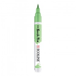 Пензель-ручка Ecoline Brushpen (666), Пастельна зелена, Royal Talens