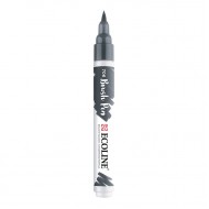 Пензель-ручка Ecoline Brushpen (706), Сірий темний, Royal Talens