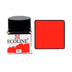 311 Фарба акварельна рідка з піпеткою Ecoline, Кіновар, 30 мл, Royal Talens