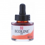 311 Фарба акварельна рідка з піпеткою Ecoline, Кіновар, 30 мл, Royal Talens