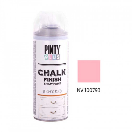 Фарба-аерозоль на водній основі Chalk-finish, Рожева світла, 400 мл, PINTYPLUS