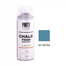 Фарба-аерозоль на водній основі Chalk-finish, Синій індиго, 400 мл, PINTYPLUS