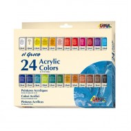 Набір акрилових фарб глянцевих "El Greco" в картон.короб.(24х12мл)