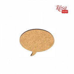 Міні-заготовка „Мовна хмаринка“, МДФ, 4,0х4,0 см, ROSA TALENT