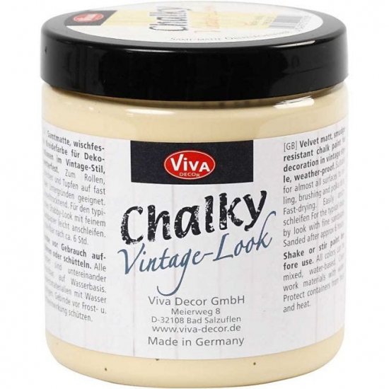 Крейдяна патина "Chalky Vintage Look" для декору "Шебби Шик" 20мл ВАНІЛЬНИЙ Меловая патина "Chalky Vintage Look" для декора "Шебби Шик" 20мл ВАНИЛЬНЫЙ