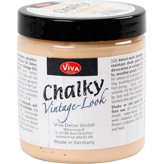 Крейдяна патина "Chalky Vintage Look" для декору "Шебби Шик" 20мл КАПУЧІНО Меловая патина "Chalky Vintage Look" для декора "Шебби Шик" 20мл КАПУЧИНО