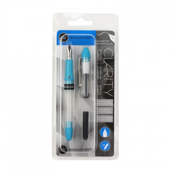 Пір’яна ручка Clarity, синя, Manuscript Пір’яна ручка Clarity, синя, Manuscript