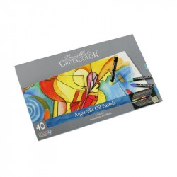 Набір водорозчинної пастелі AQUA STIC, 40шт., в мет. пеналі, Cretacolor