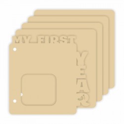 Заготовка для альбому «My first year», 20*20,5см, 5 ст., ROSA TALENT Заготовка для альбому «My first year», 20*20,5см, 5 ст., ROSA TALENT