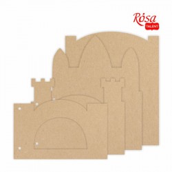 Заготовка для альбому «Замок», 20*20,5см, 4 ст., ROSA TALENT Заготовка для альбому «Замок», 20*20,5см, 4 ст., ROSA TALENT