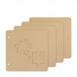 Заготовка для альбому «Пазли», 20*20,5см, 4 ст., ROSA TALENT Заготовка для альбому «Пазли», 20*20,5см, 4 ст., ROSA TALENT