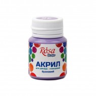 Акрил для декору, Бузковий, глянцевий, 20 мл, ROSA TALENT