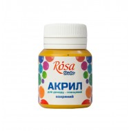 Акрил для декору, Вохряний, глянцевий, 20 мл, ROSA TALENT
