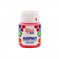 Акрил для декору, Кораловий, глянцевий, 20 мл, ROSA TALENT