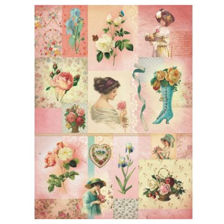 Cadence декупажні карти на рисовому папері Rice Paper Decoupage, А4, №08