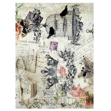 Cadence декупажні карти на рисовому папері Rice Paper Decoupage, А4, №154