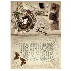 Cadence декупажні карти на рисовому папері Rice Paper Decoupage, А4, №407 Cadence декупажні карти на рисовому папері Rice Paper Decoupage, А4, №407