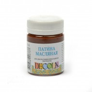Патіна для пристарювання, олійна, Коричнева, 50 мл, Decola