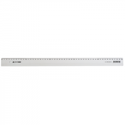 Лінійка пластикова, 50см, прозора