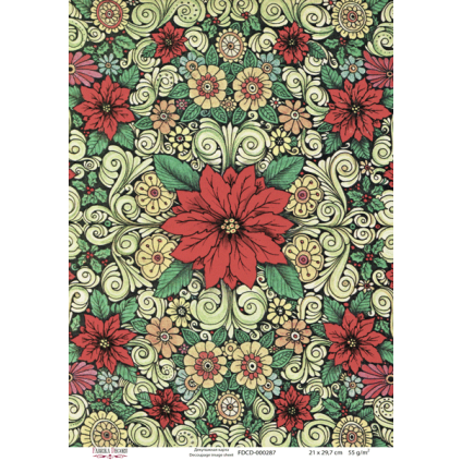 Декупажна карта #0287, 21x30см, Фабрика Декору Декупажна карта #0287, 21x30см, Фабрика Декору