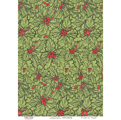 Декупажна карта #0286, 21x30см, Фабрика Декору Декупажна карта #0286, 21x30см, Фабрика Декору