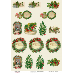 Декупажная карта #0284, 21x30см, Фабрика Декору