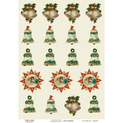 Декупажна карта #0283, 21x30см, Фабрика Декору