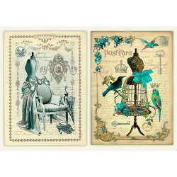 Декупажная карта 0142, 21x30см, Фабрика Декору