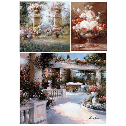 Декупажна карта #0181, 21x30см, Фабрика Декору Декупажна карта #0181, 21x30см, Фабрика Декору