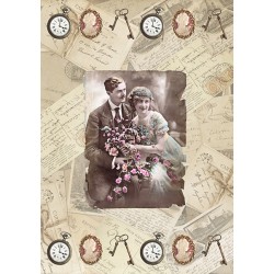 Декупажная карта #0053, 21x30см, Фабрика Декору Декупажная карта #0053, 21x30см, Фабрика Декору